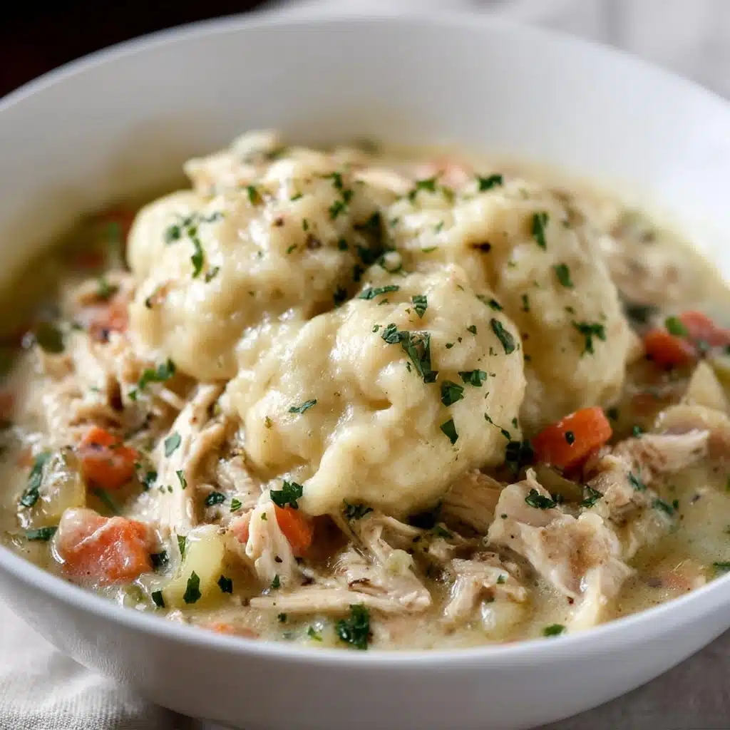 Creamy Chicken and Buttermilk Dumplings Recipe - Recipe Image