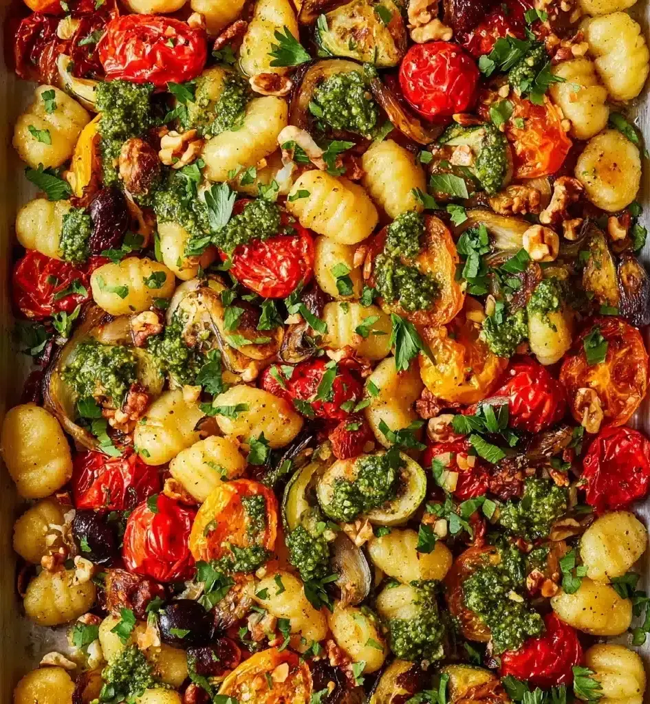 Sheet Pan Gnocchi with Summer Vegetables Recipe - Recipe Image