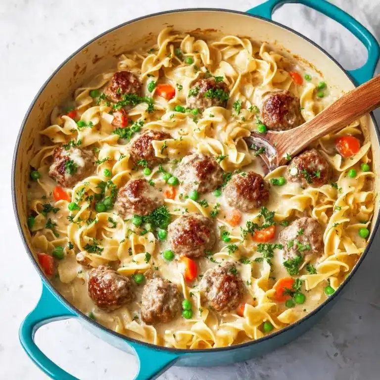 One Pot Swedish Meatball Pasta Recipe