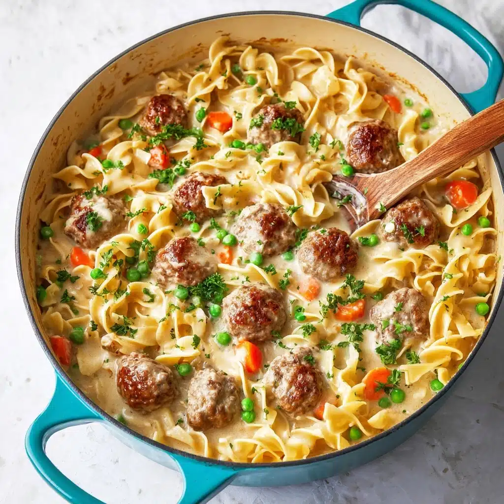 One Pot Swedish Meatball Pasta Recipe