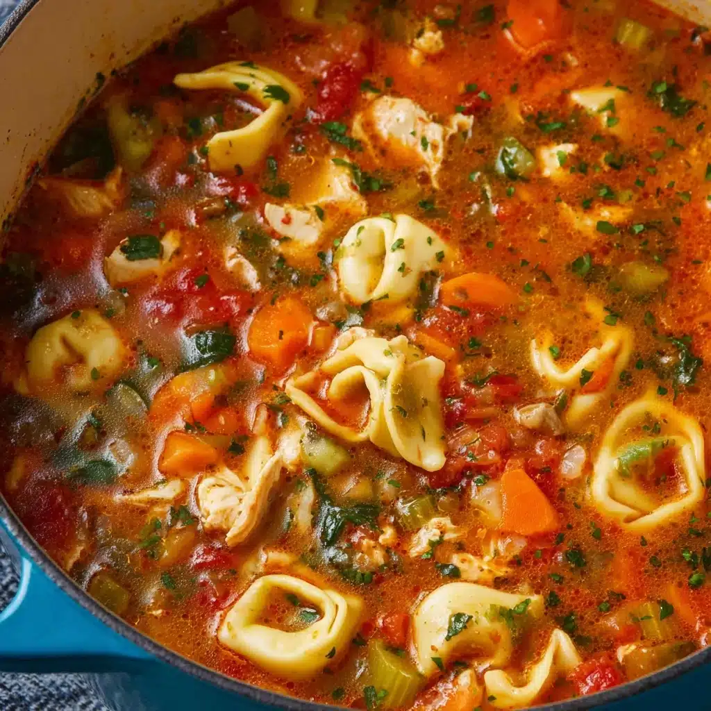 Creamy Chicken Tortellini Soup Recipe