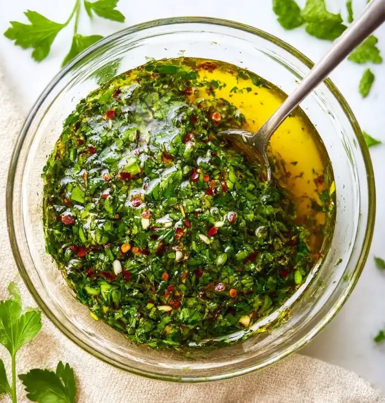 Five Minute Chimichurri Sauce Recipe