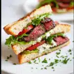 dwiches with Gremolata and Mustard Sauce Recipe
