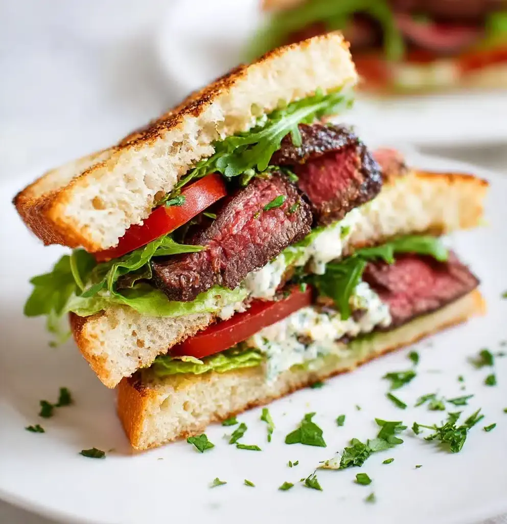 dwiches with Gremolata and Mustard Sauce Recipe