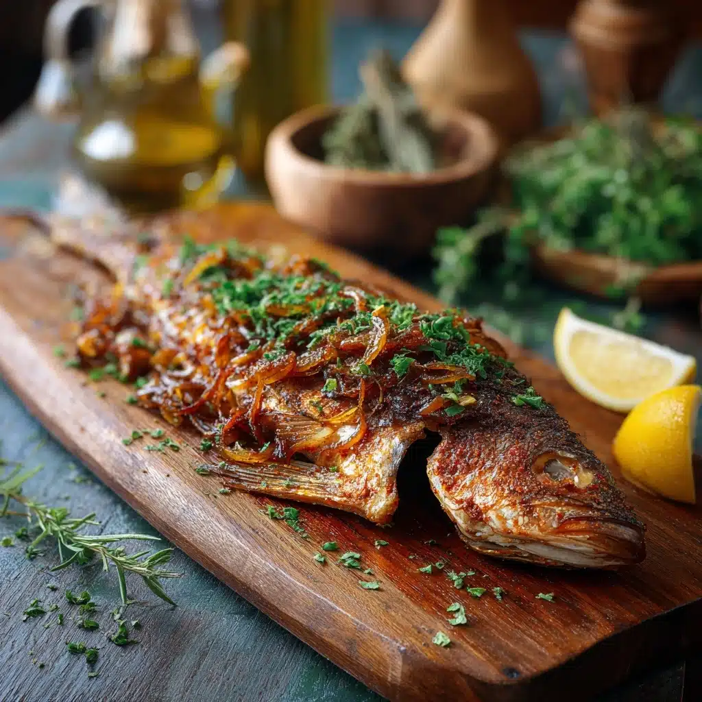 Ginger Onion Fried Sea Bass Recipe - Recipe Image
