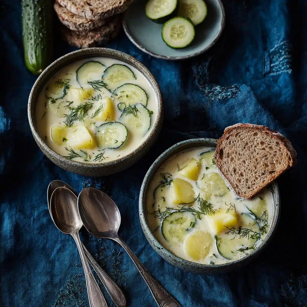Creamy Dill Pickle Soup (Zupa Ogórkowa) Recipe