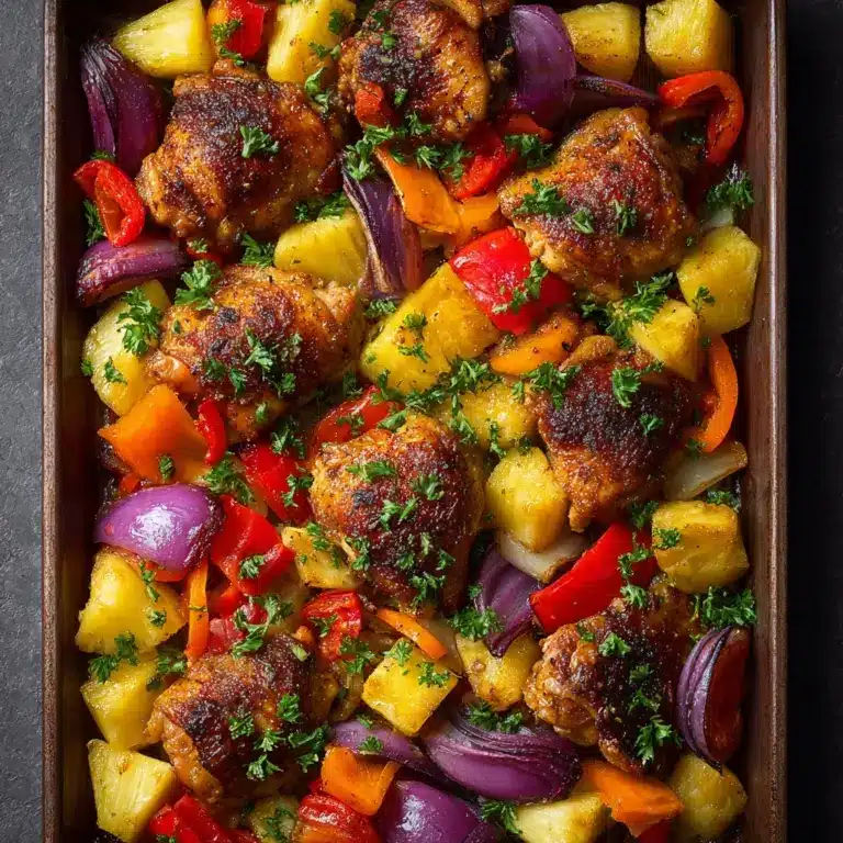 Hawaiian Chicken Sheet Pan Recipe
