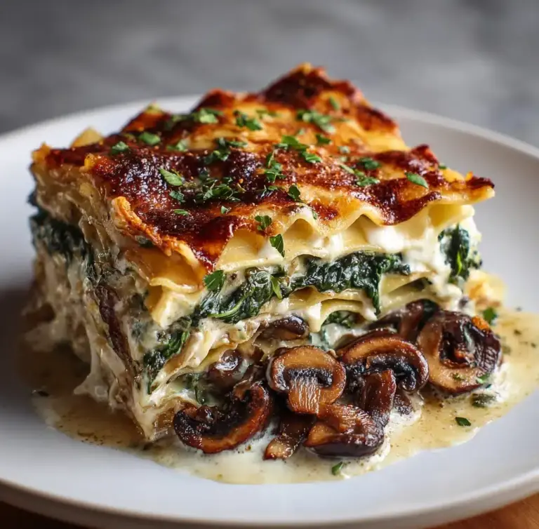 Mushroom And Spinach Lasagna Recipe - MushroomSalus Recipe