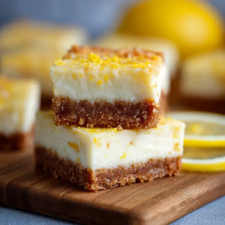 Lemon Cream Cheese Bars Recipe