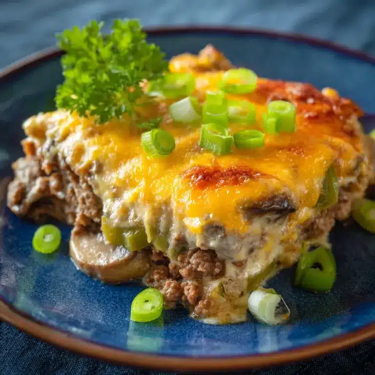 Philly Cheesesteak Casserole Recipe