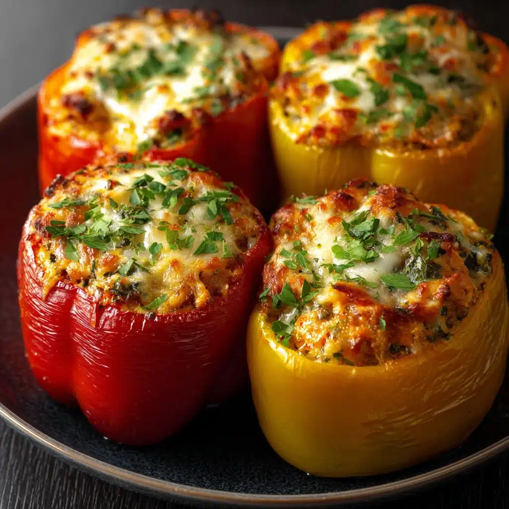 Buffalo Chicken Stuffed Peppers Recipe - Recipe Image