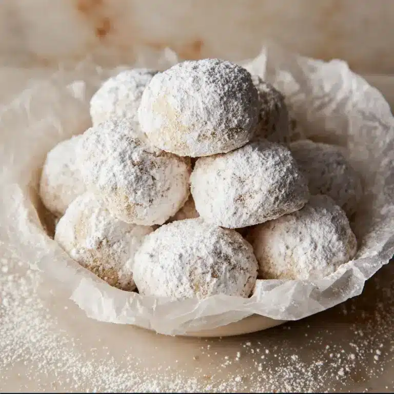 3 Ingredient Easy Snowball Cookies Recipe