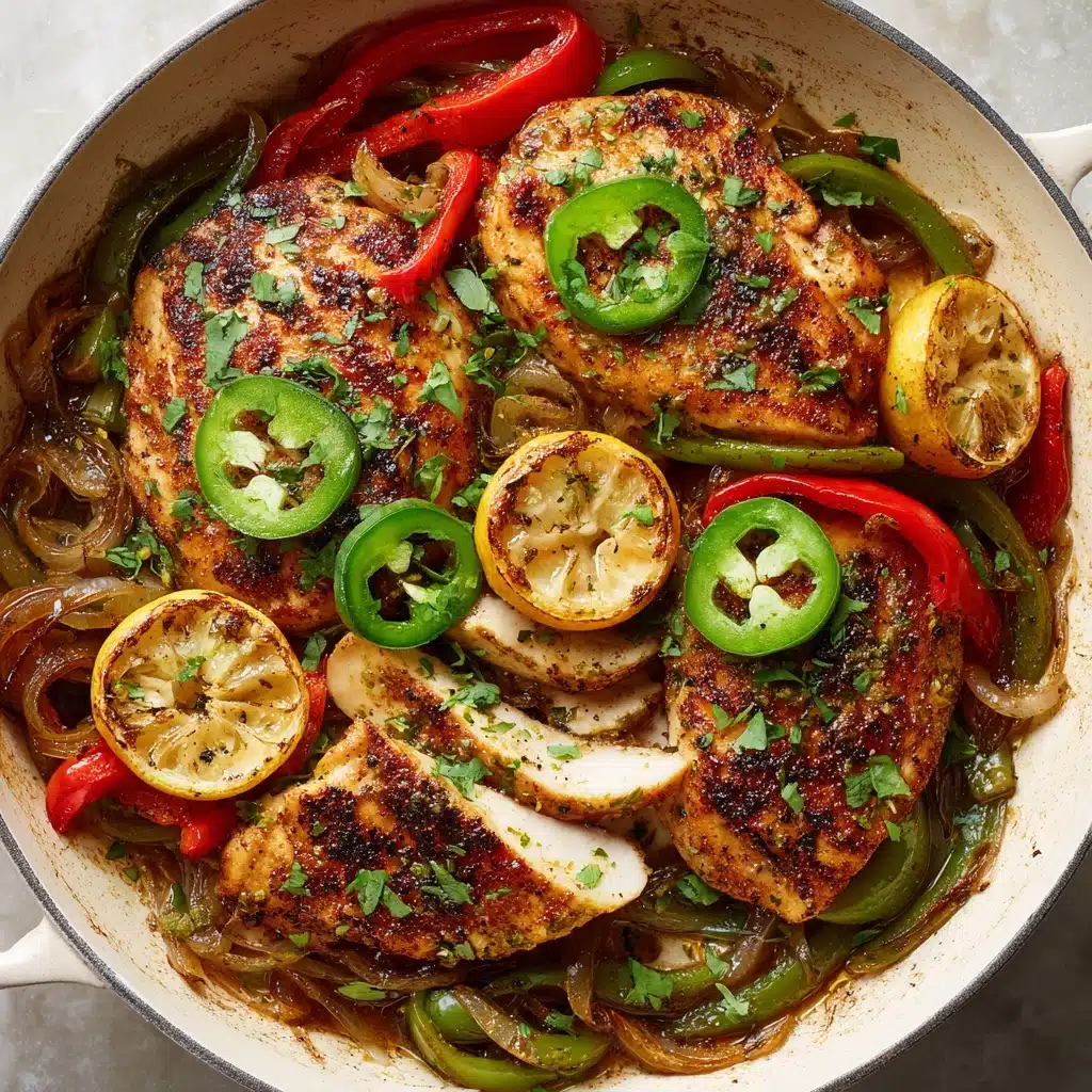 Spicy Red Pepper Lemon Chicken Recipe - Recipe Image