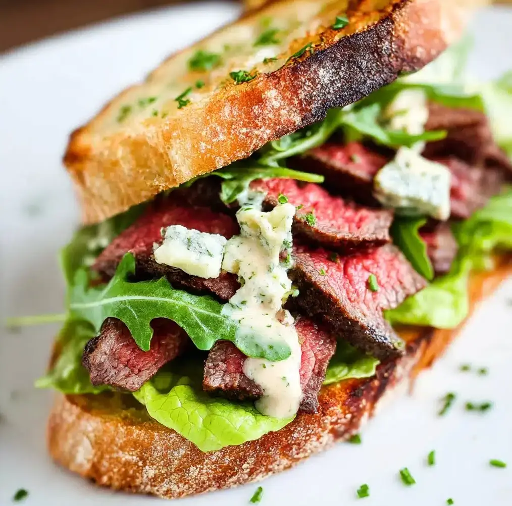 dwiches with Gremolata and Mustard Sauce Recipe - Recipe Image
