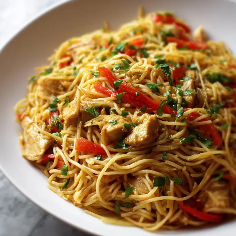 Chicken Spaghetti Lo Mein Recipe