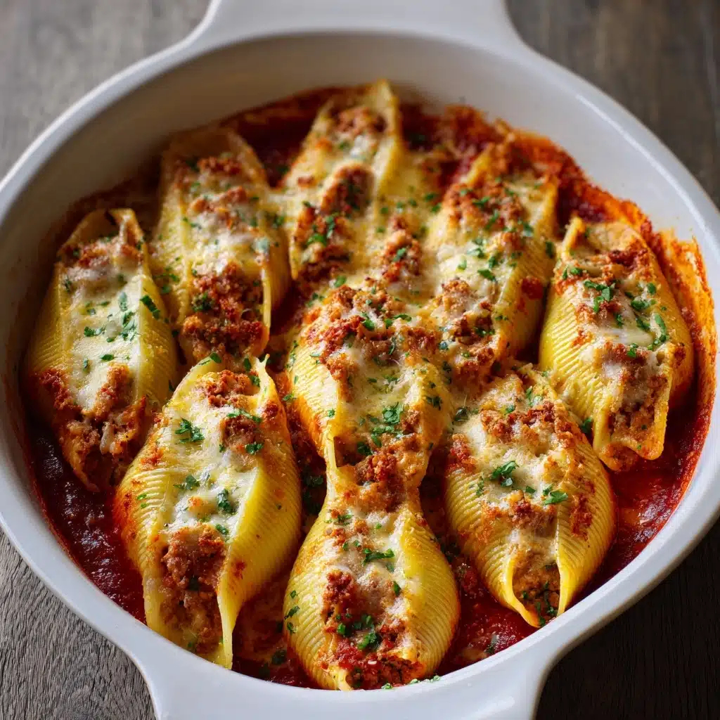 Creamy Ricotta Beef Stuffed Shells Pasta Recipe