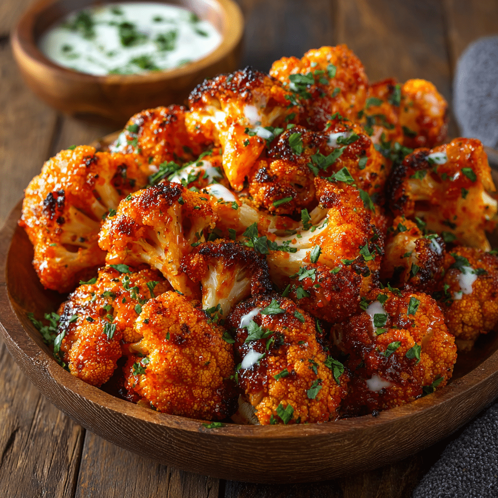 Vegan Bang Bang Cauliflower Wings Recipe - Recipe Image