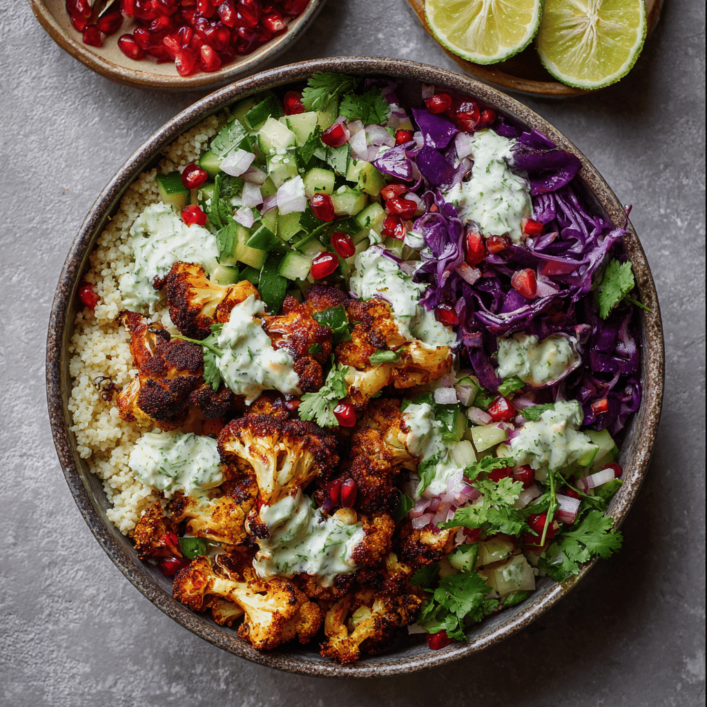 Cauliflower Shawarma Bowls Recipe - Recipe Image