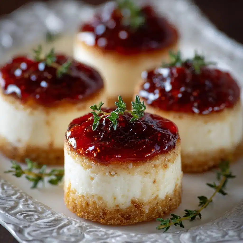 Cheesy Thumbprint Appetizers with Hot Pepper Jelly Recipe - Recipe Image