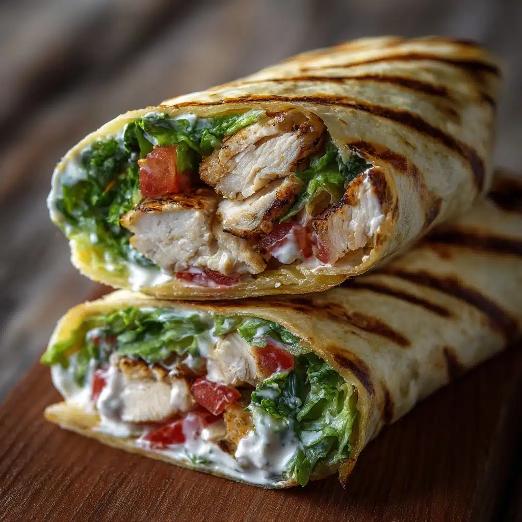 Chicken Caesar Wrap Recipe - Recipe Image
