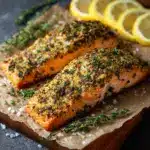 Baked Salmon Fillets Dijon Recipe