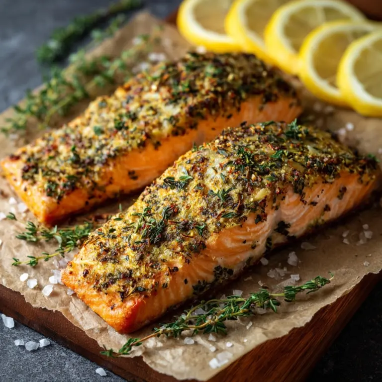Baked Salmon Fillets Dijon Recipe