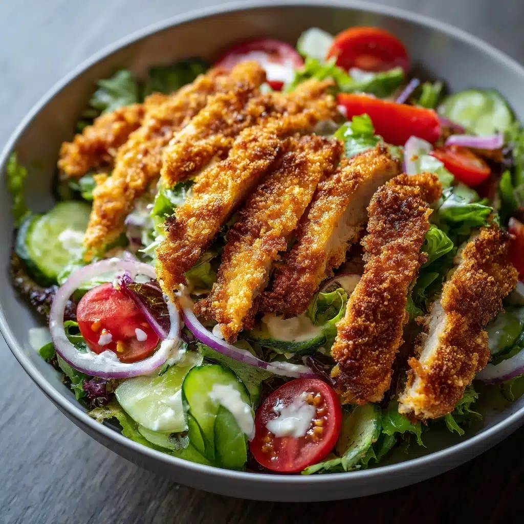 Delicious Crispy Chicken Salad Recipe - Recipe Image