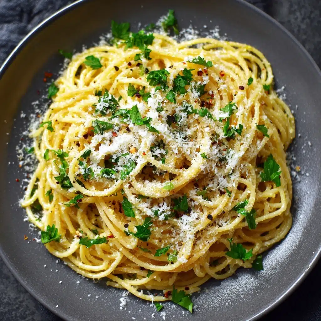 Gluten-Free Garlic Parmesan Pasta Recipe - Recipe Image