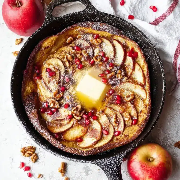 Chai Spice Apple Dutch Baby with Honey Butter Recipe