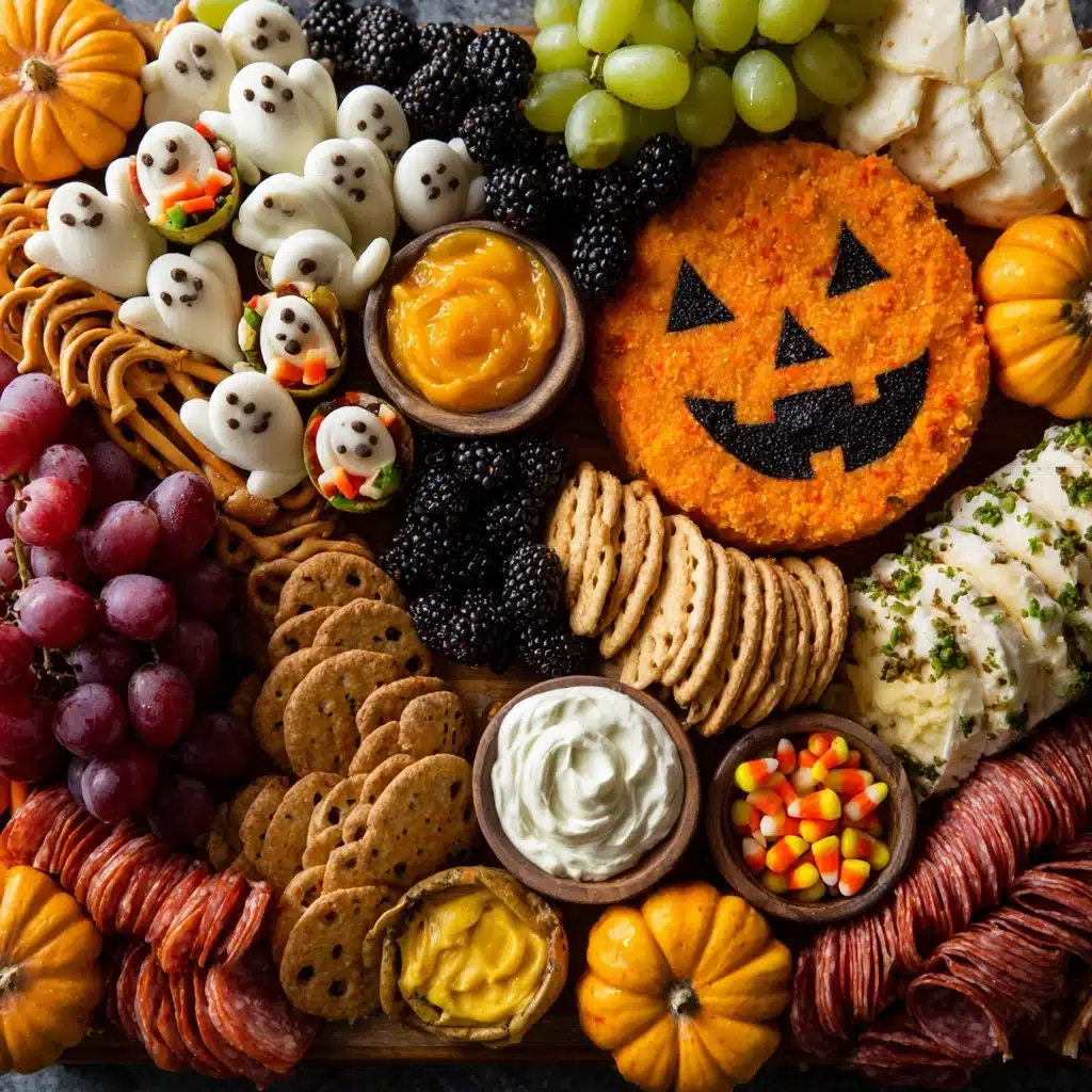 Spooktacular Halloween Cheese Board Recipe - Recipe Image
