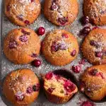 Easy Autumn Chai Spice Cranberry Muffins Recipe