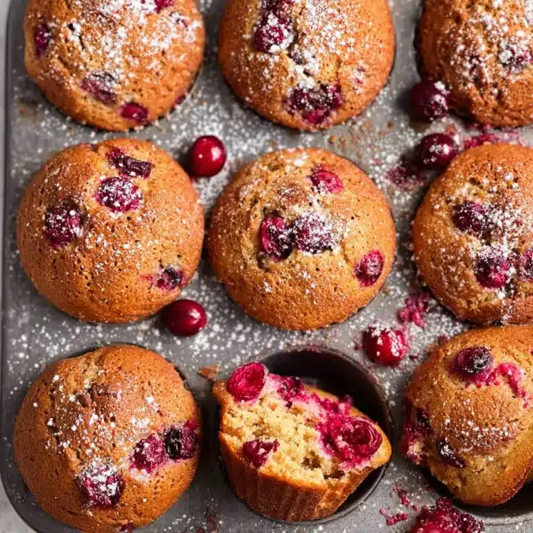 Easy Autumn Chai Spice Cranberry Muffins Recipe