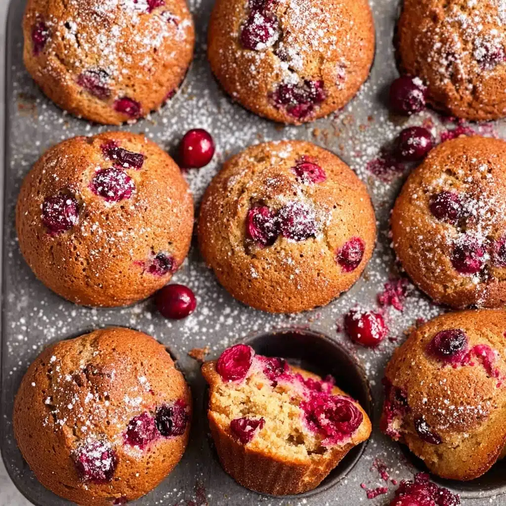 Easy Autumn Chai Spice Cranberry Muffins Recipe