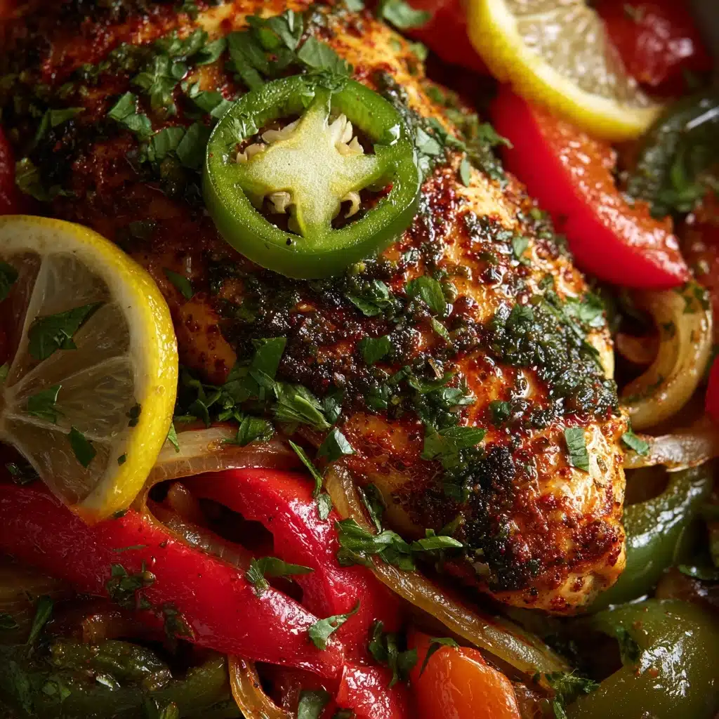 Spicy Red Pepper Lemon Chicken Recipe - Recipe Image