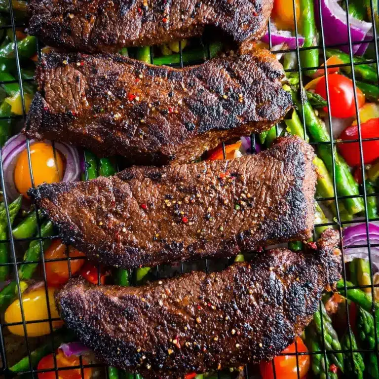 One Pan Balsamic Steak and Veggies Recipe