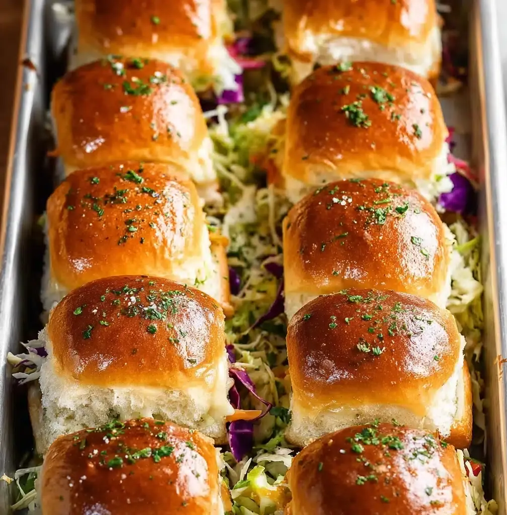 One Pan Turkey Cheese Melt Sliders Recipe - Recipe Image