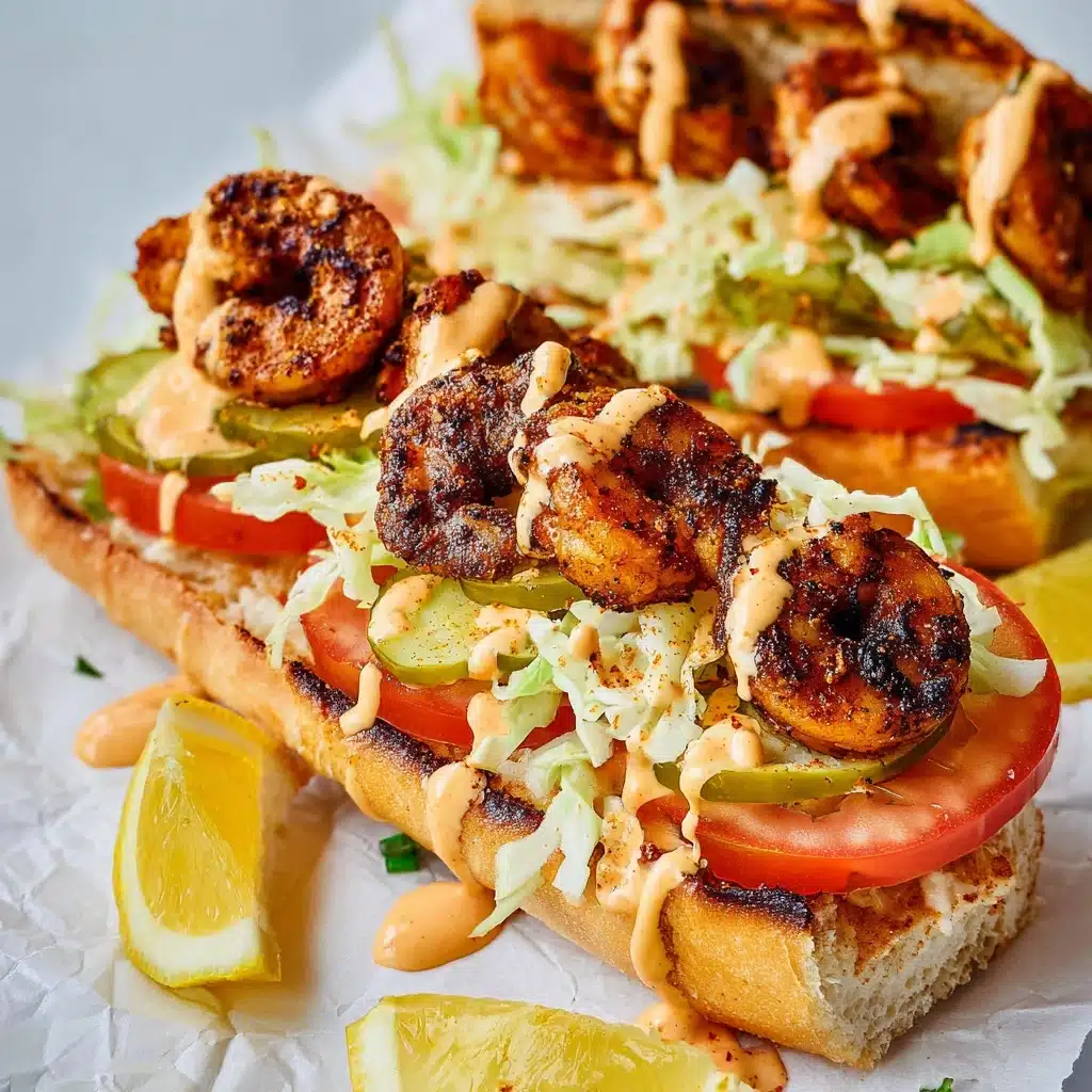 Blackened Shrimp Po Boys Recipe