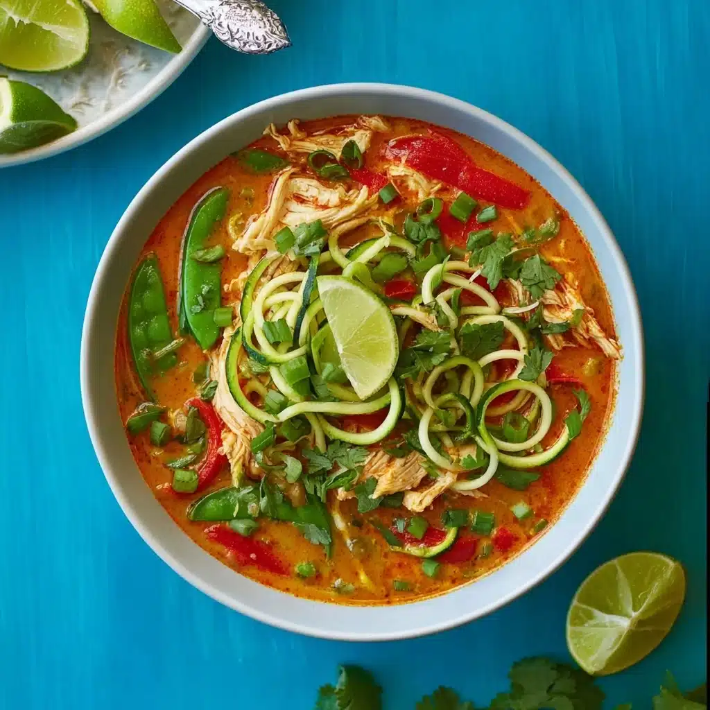 Thai Chicken Zoodle Soup Recipe - Recipe Image