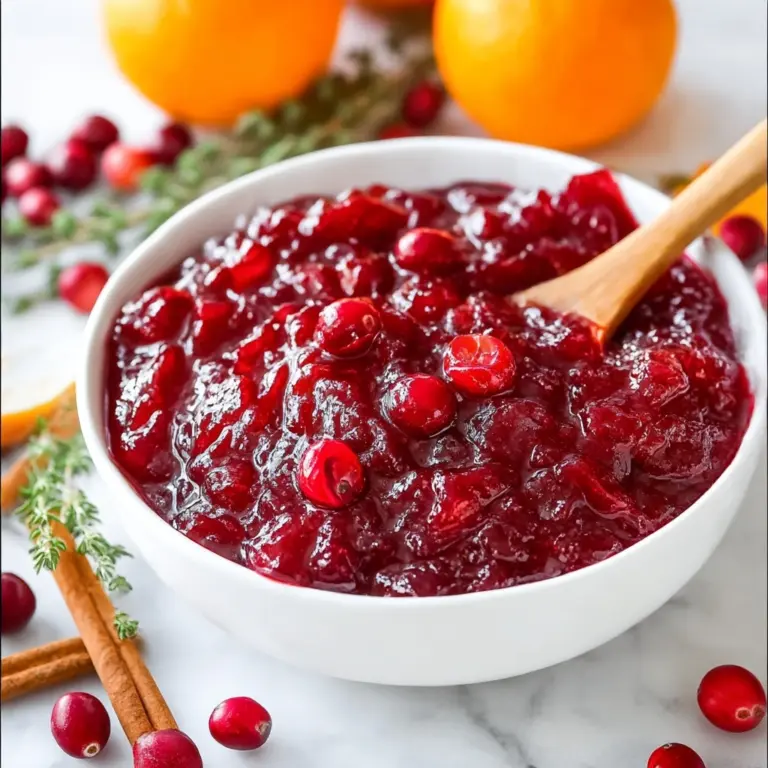 Holiday Orange Cranberry Sauce Recipe