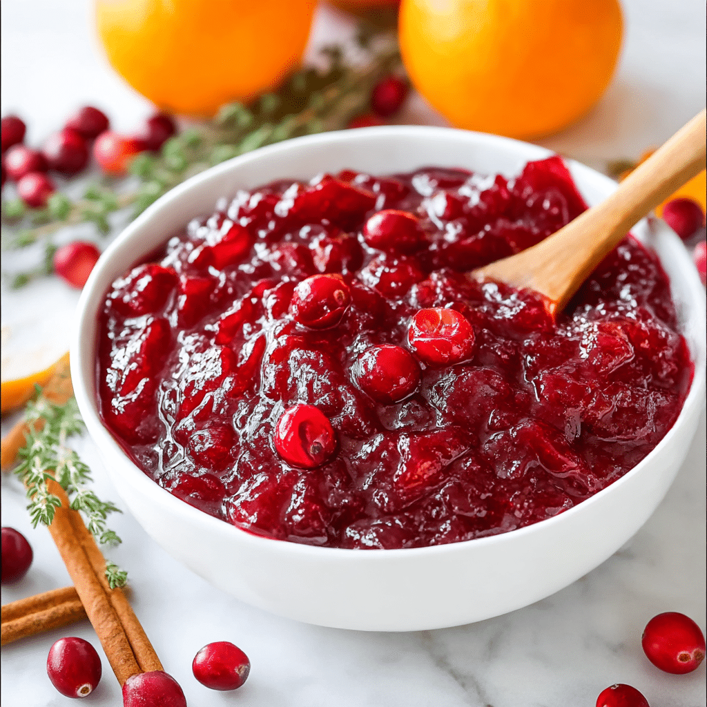 Holiday Orange Cranberry Sauce Recipe - Recipe Image