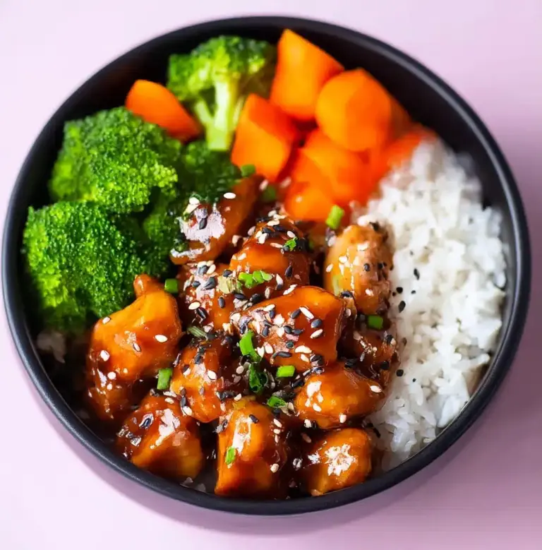 Chicken Teriyaki Bowls with Homemade Sauce Recipe