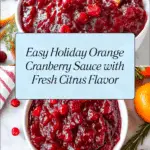 Holiday Orange Cranberry Sauce Recipe