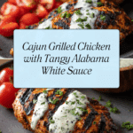 Cajun Grilled Chicken with Alabama White Sauce Recipe