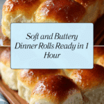 1-Hour Soft and Buttery Dinner Rolls Recipe
