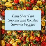 Sheet Pan Gnocchi with Summer Vegetables Recipe