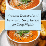 Tomato Basil Parmesan Soup Recipe