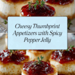 Cheesy Thumbprint Appetizers with Hot Pepper Jelly Recipe