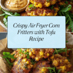 Air Fryer Corn Fritters With Tofu Recipe