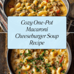One-Pot Macaroni Cheeseburger Soup Recipe