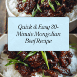30-Minute Mongolian Beef Recipe